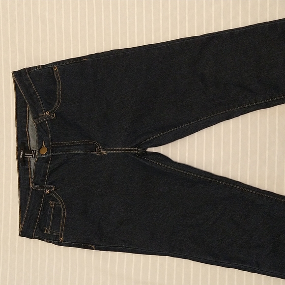 Forever 21 Women Dark Blue Jeans - Picture 2 of 10